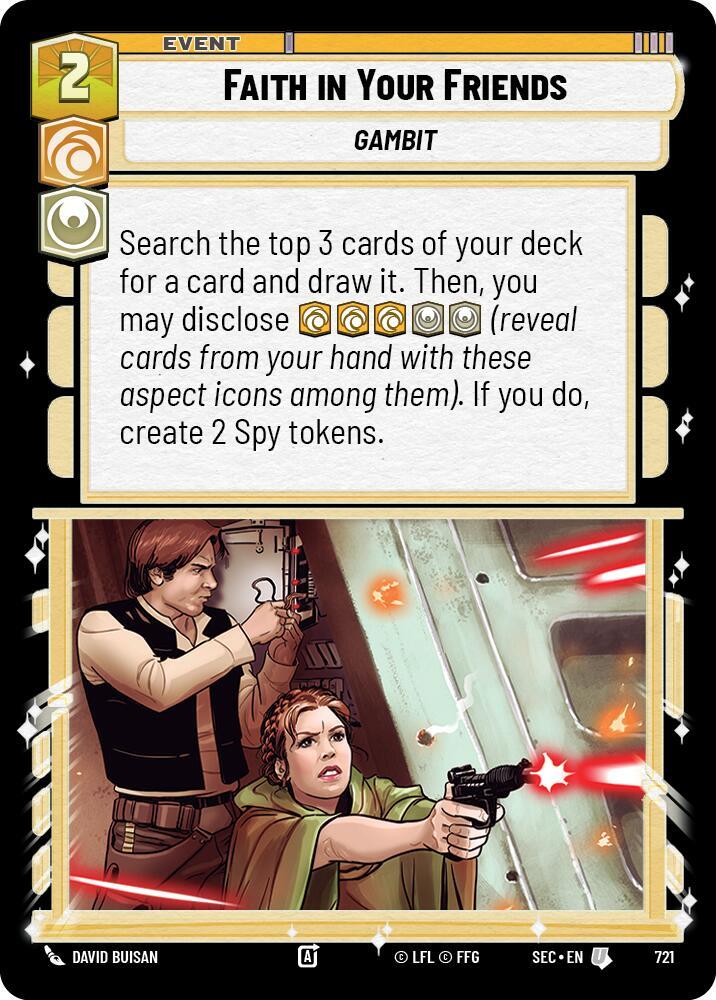 Faith in Your Friends Foil 721 (Secrets of Power)  - Foil