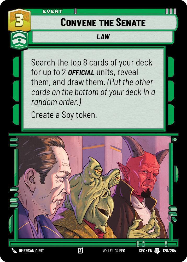 Convene the Senate 128/264 (Secrets of Power) 