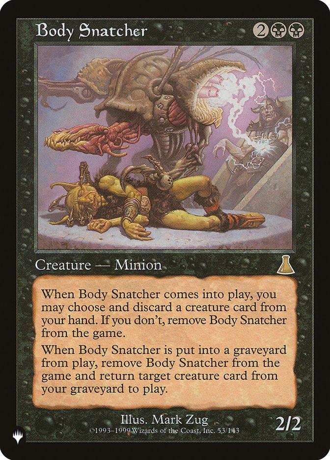 Body Snatcher UDS-53/5075 (The List Reprints) 