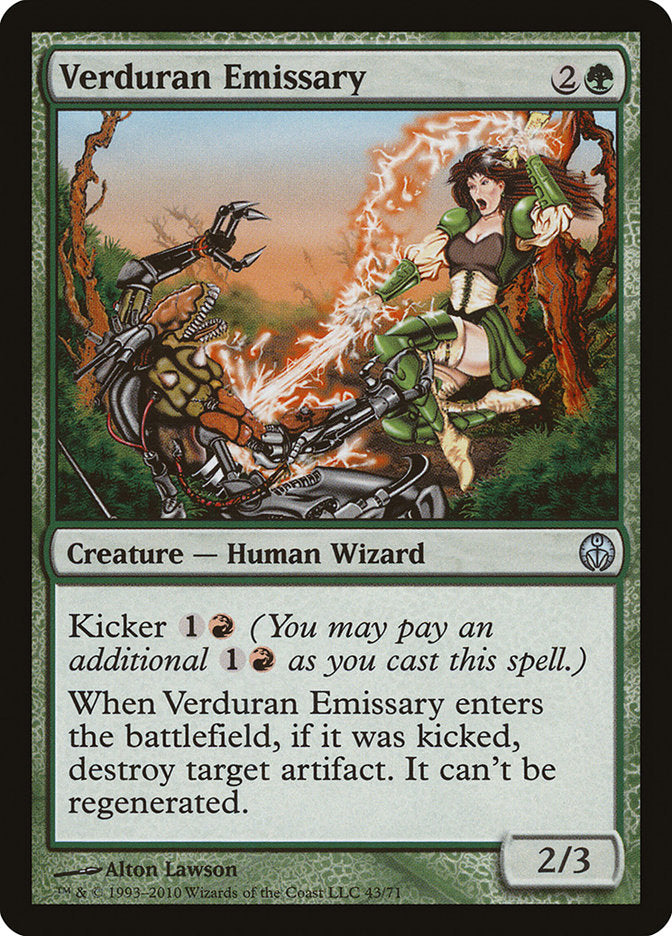 Verduran Emissary 43/71 (Duel Decks: Phyrexia vs. the Coalition) 