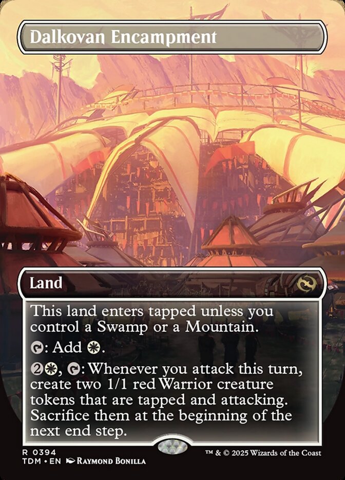 Dalkovan Encampment 394/291 (Tarkir: Dragonstorm)  - Borderless