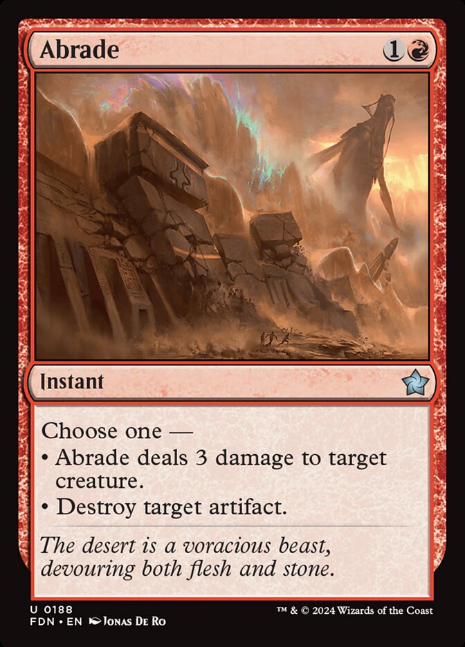 Abrade 188 (Foundations) 