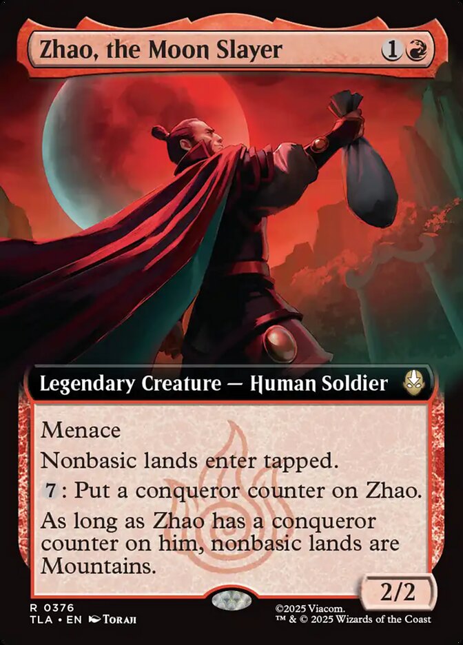 Zhao, the Moon Slayer 376/286 (Avatar: The Last Airbender)  - Extended Art Foil