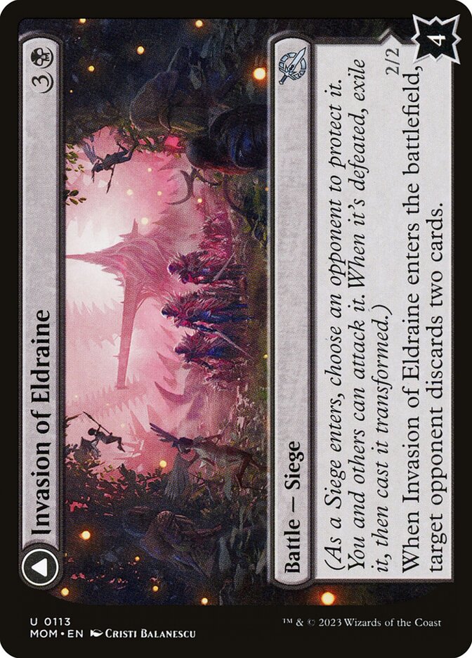 Invasion of Eldraine // Prickle Faeries 113/291 (March of the Machine)  - Foil