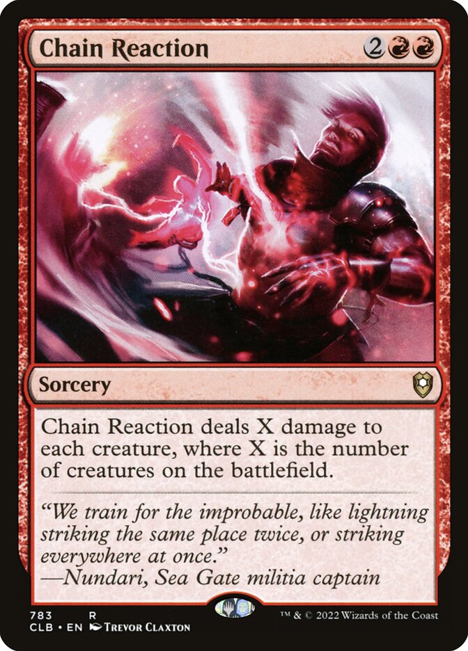 Chain Reaction 783 (Commander Legends: Battle for Baldur's Gate) 