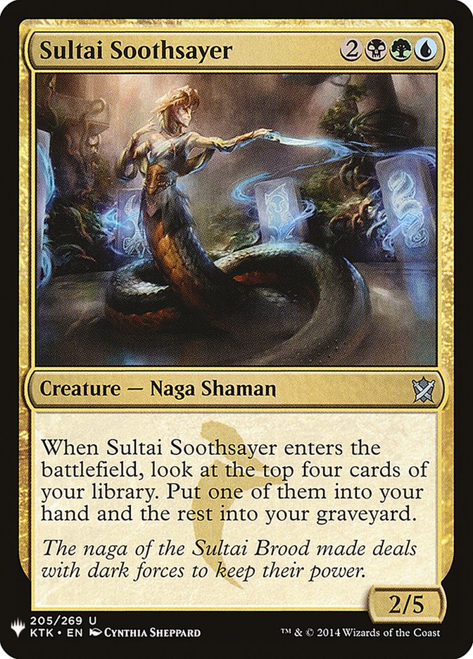 Sultai Soothsayer KTK-205/5075 (The List Reprints) 