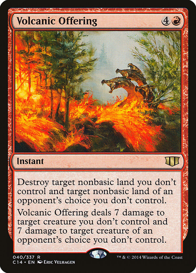 Volcanic Offering 40/337 (Commander 2014) 