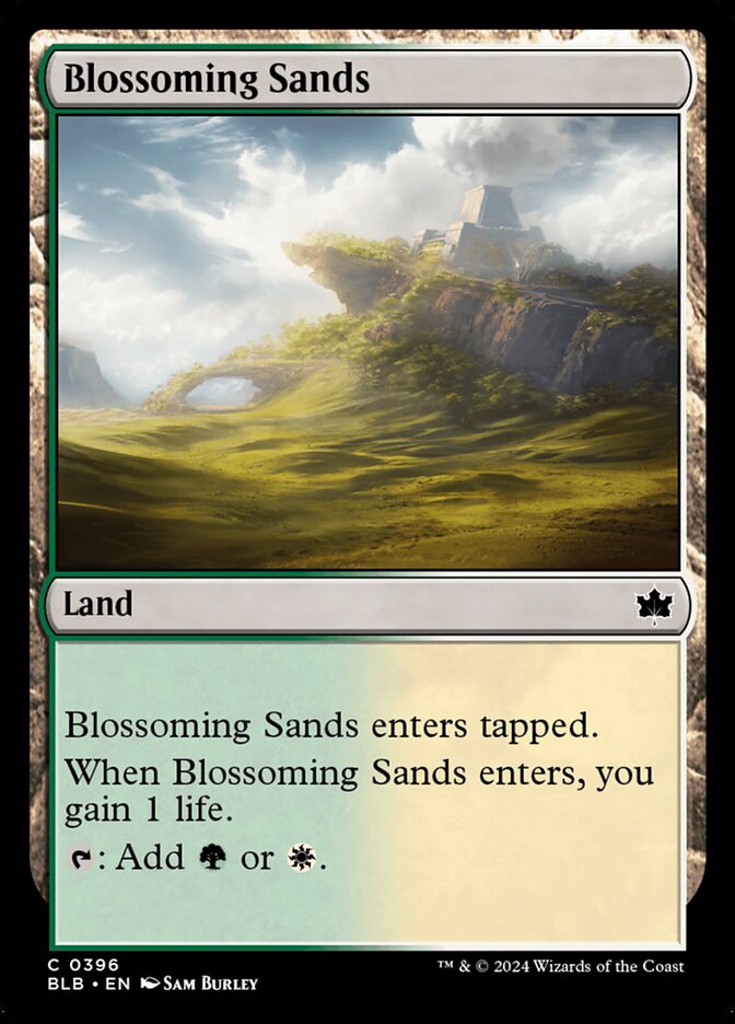 Blossoming Sands 396 (Bloomburrow) 
