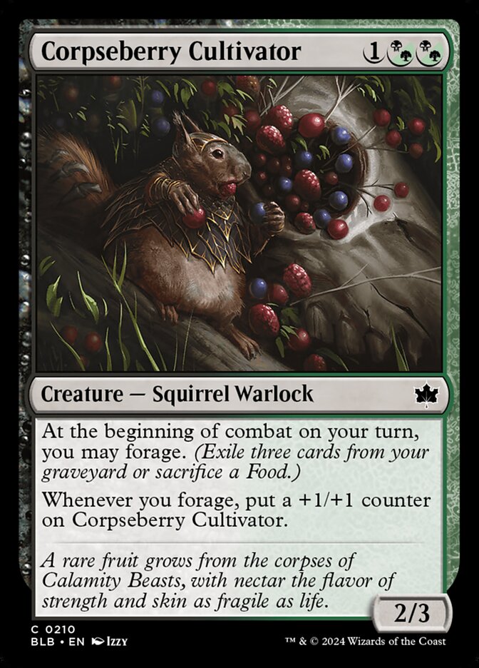 Corpseberry Cultivator 210 (Bloomburrow)  - Foil