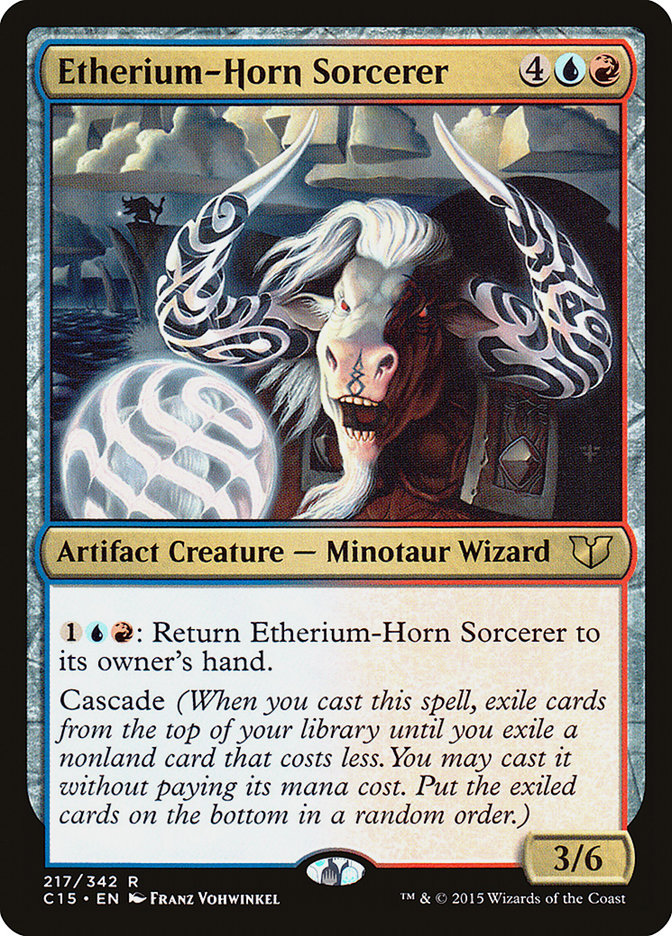 Etherium-Horn Sorcerer 217/342 (Commander 2015) 