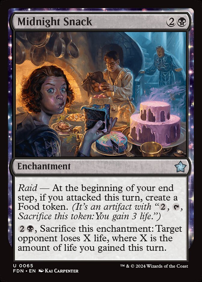 Midnight Snack 65/291 (Foundations)  - Foil
