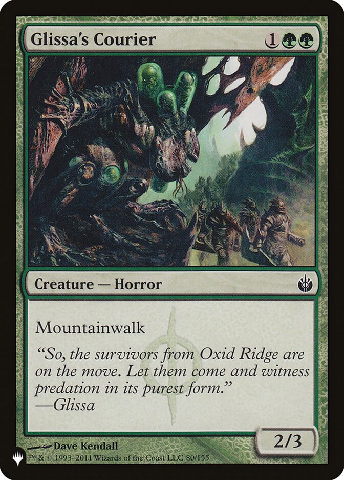 Glissa's Courier MBS-80/5075 (The List Reprints) 