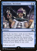 Decisions, Decisions 44/244 (Unfinity)  - Foil