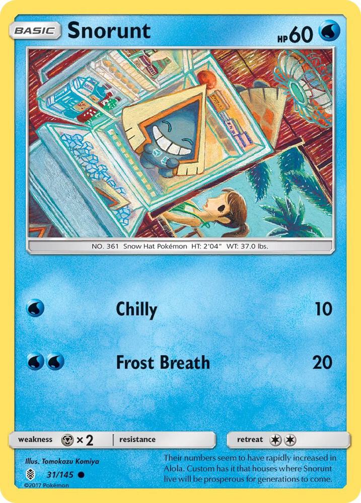 Snorunt 31/145 (SM - Guardians Rising) 