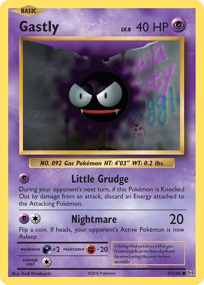 Gastly 47/108 (XY - Evolutions) 