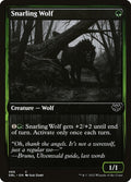 Snarling Wolf 486/534 (Innistrad: Double Feature)  - Foil
