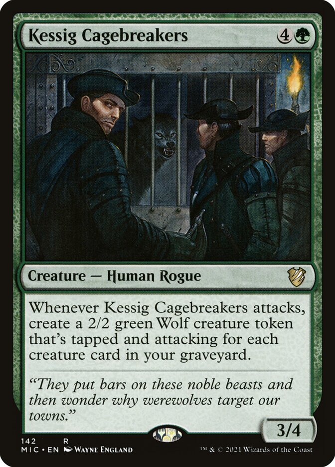 Kessig Cagebreakers 142/38 (Commander: Innistrad: Midnight Hunt) 