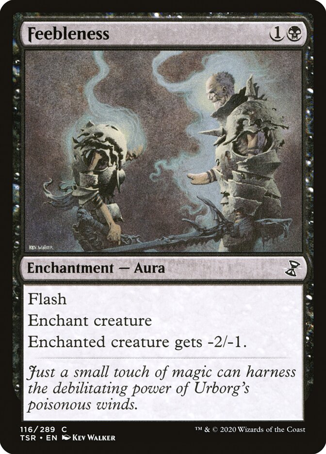 Feebleness 116/289 (Time Spiral: Remastered)  - Foil