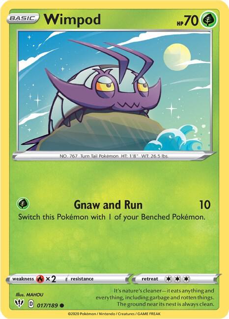 Wimpod 017/189 (SWSH03: Darkness Ablaze) 