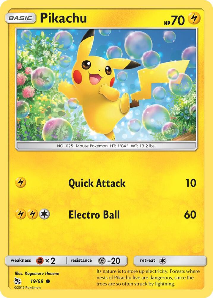Pikachu 19/68 (Hidden Fates) 