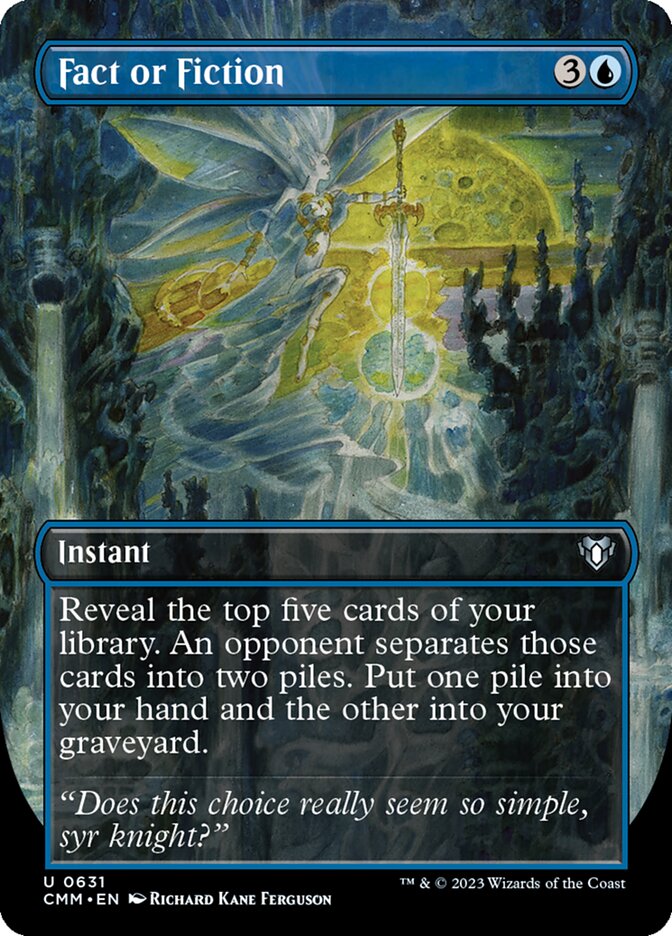 Fact or Fiction 631/451 (Commander Masters)  - Borderless