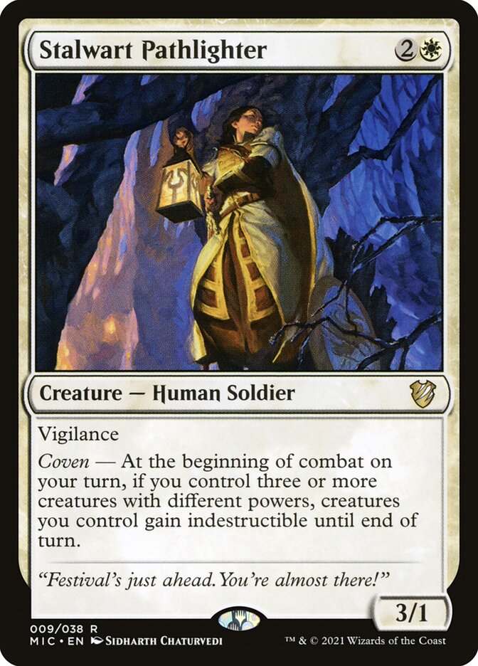 Stalwart Pathlighter 9/38 (Commander: Innistrad: Midnight Hunt) 