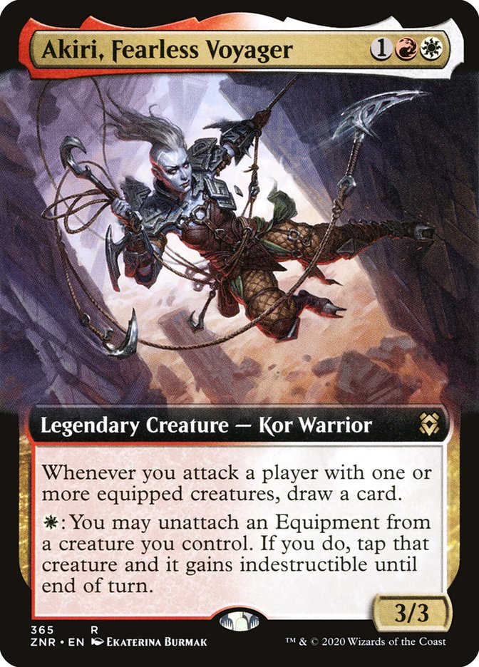 Akiri, Fearless Voyager 365/280 (Zendikar Rising)  - Extended Art
