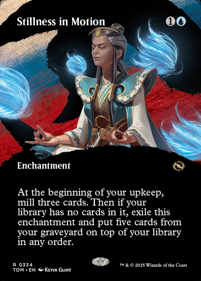 Stillness in Motion 334/291 (Tarkir: Dragonstorm)  - Borderless