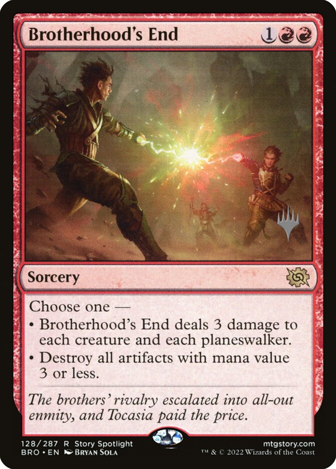 Brotherhoods End 128 (Promo Pack: The Brothers' War) 