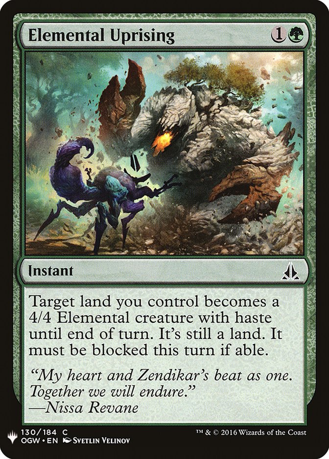 Elemental Uprising OGW-130/5075 (The List Reprints) 