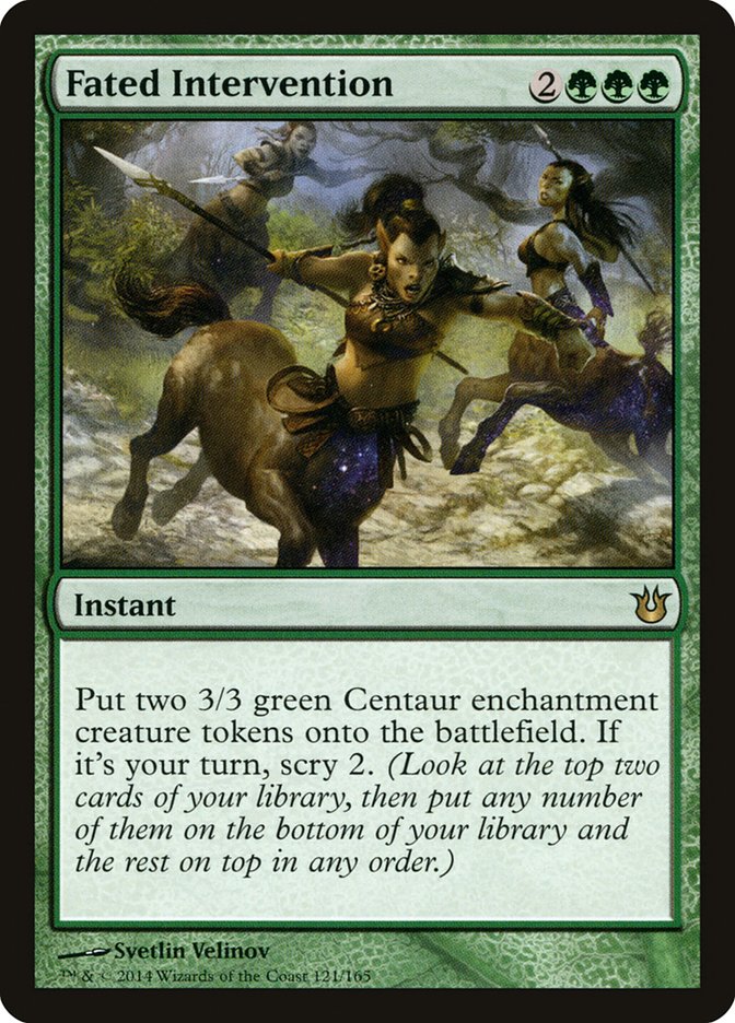 Fated Intervention 121/165 (Born of the Gods) 