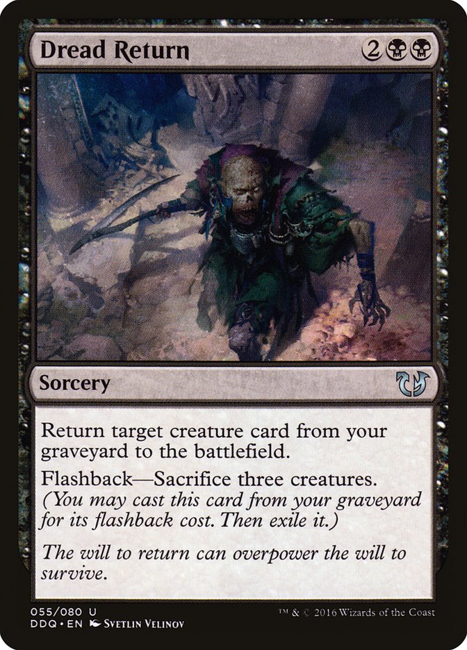 Dread Return 55/80 (Duel Decks: Blessed vs. Cursed) 