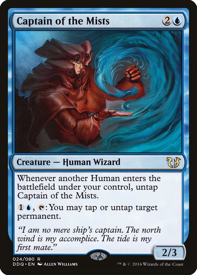 Captain of the Mists 24/80 (Duel Decks: Blessed vs. Cursed) 
