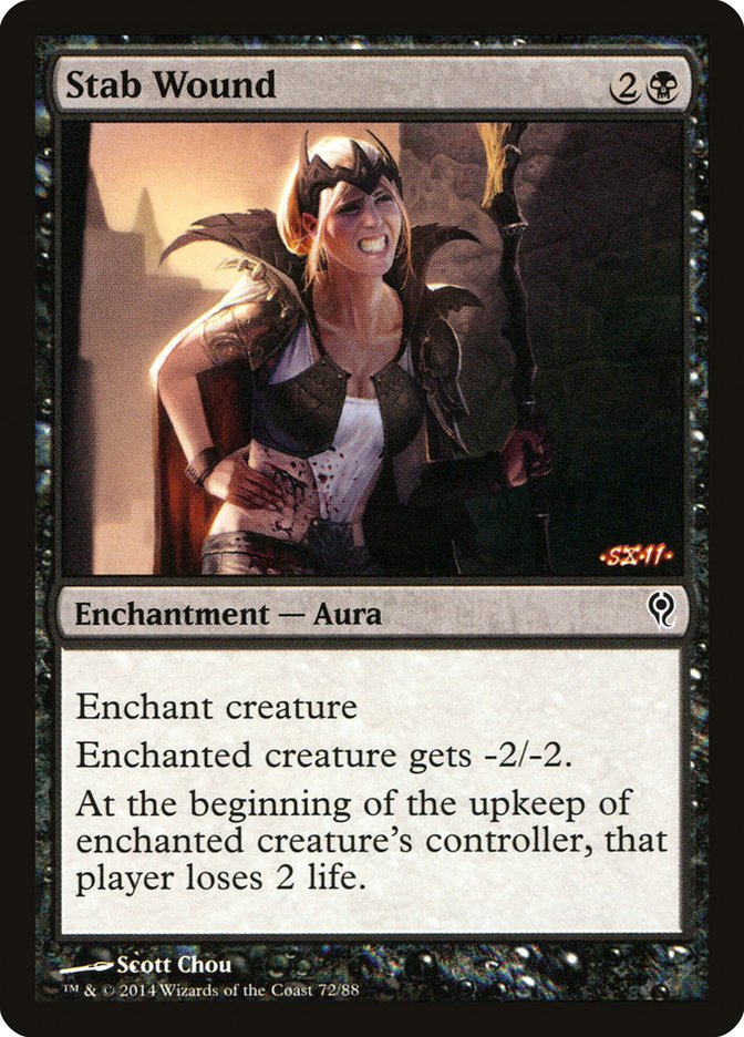 Stab Wound 72/88 (Duel Decks: Jace vs. Vraska) 