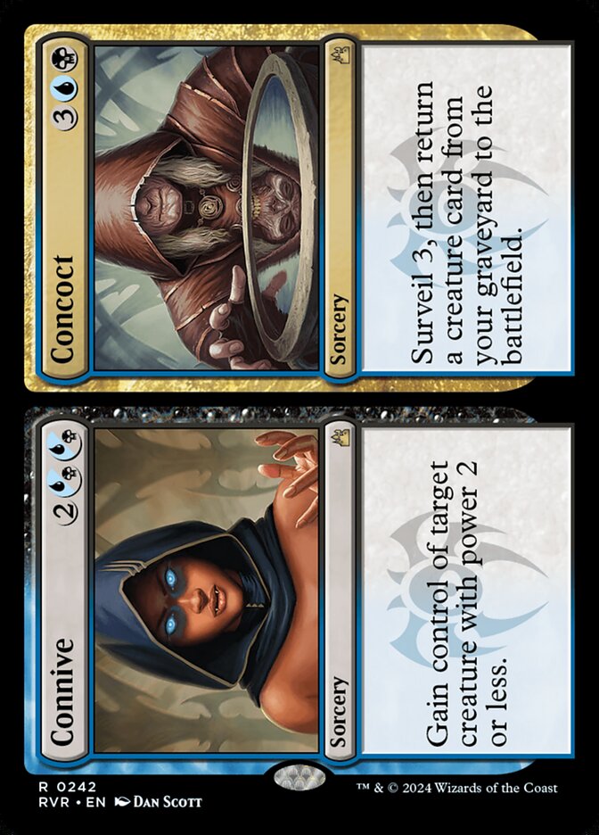 Connive // Concoct 242/291 (Ravnica Remastered)  - Foil