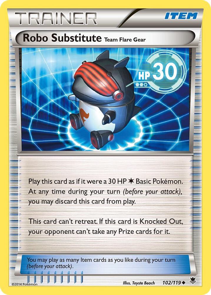 Robo Substitute 102/119 (XY - Phantom Forces) 
