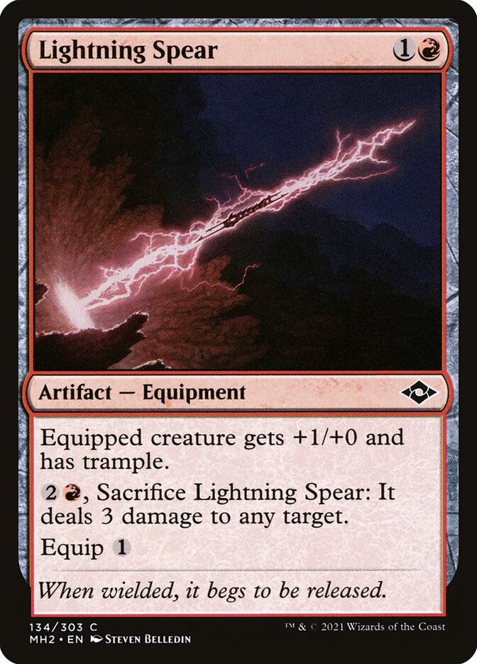 Lightning Spear 134 (Modern Horizons 2)  - Foil