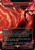 Storm's Will // Jeska's Will 1744 (Secret Lair Drop Series)  - Borderless Rainbow Foil