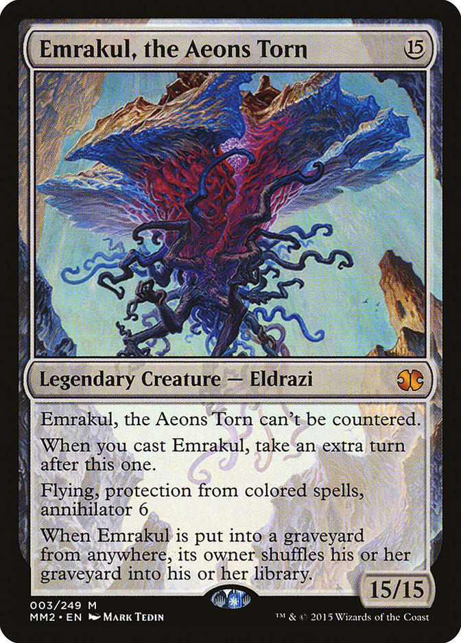 Emrakul, the Aeons Torn 3/249 (Modern Masters 2015) 