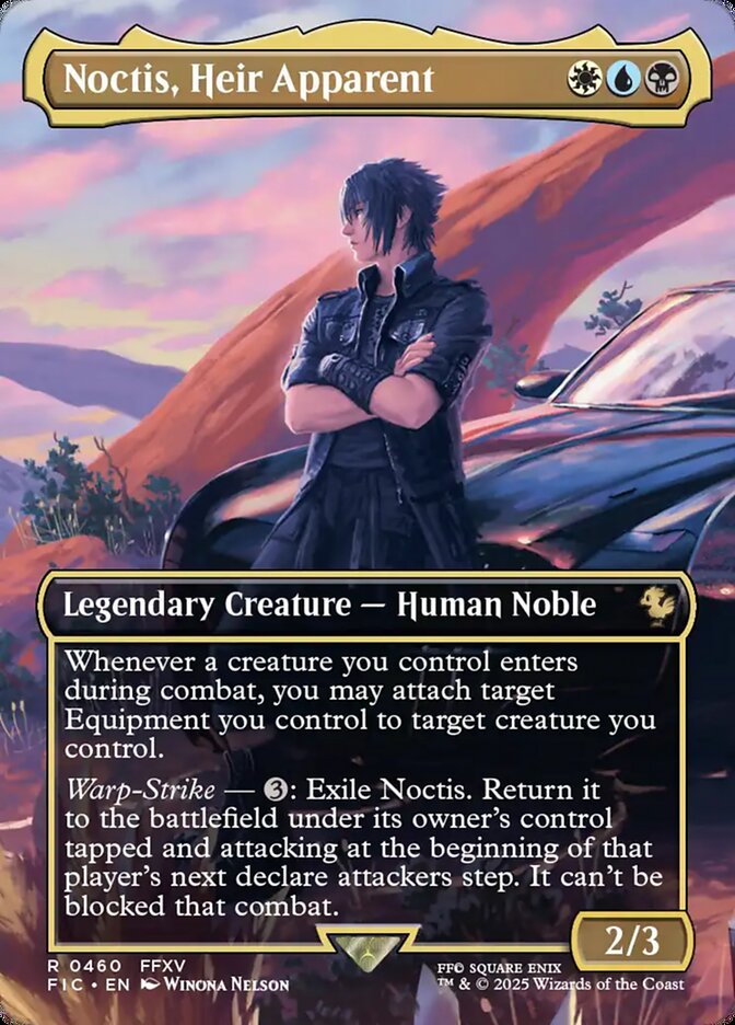 Noctis, Heir Apparent 460 (Commander: FINAL FANTASY)  - Borderless