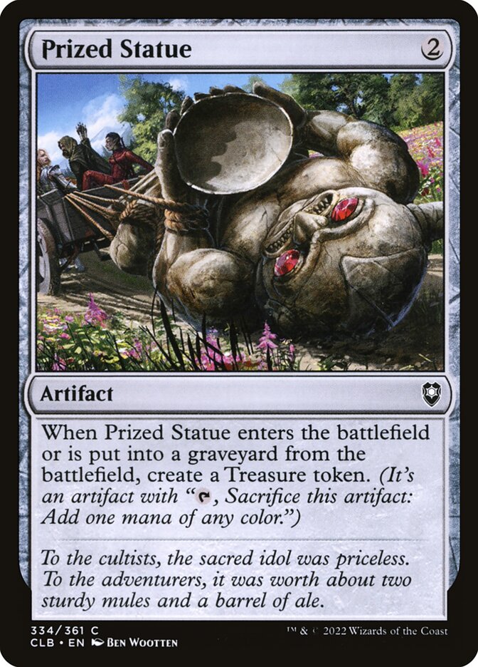 Prized Statue 334 (Commander Legends: Battle for Baldur's Gate)  - Foil