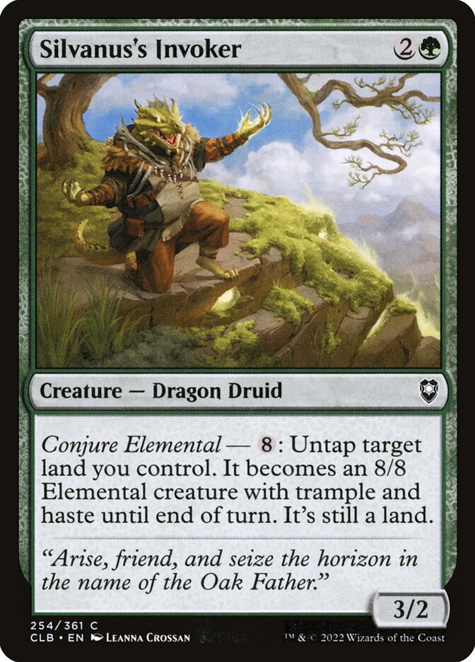Silvanus's Invoker 254 (Commander Legends: Battle for Baldur's Gate)  - Foil