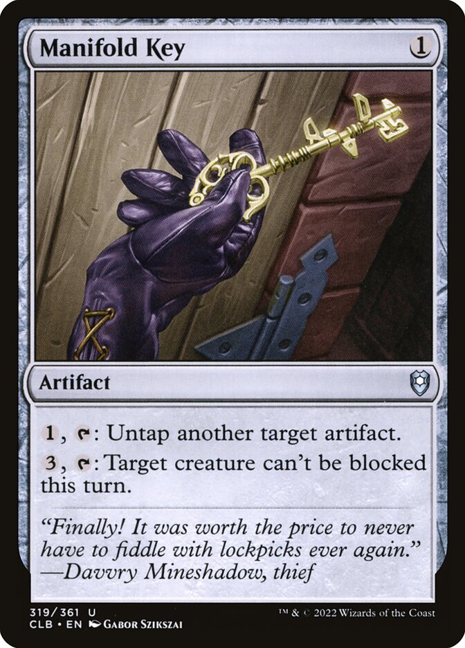 Manifold Key 319 (Commander Legends: Battle for Baldur's Gate)  - Foil