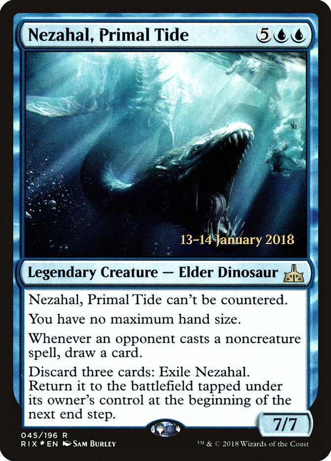 Nezahal, Primal Tide 45s/98 (Prerelease Cards)  - Foil