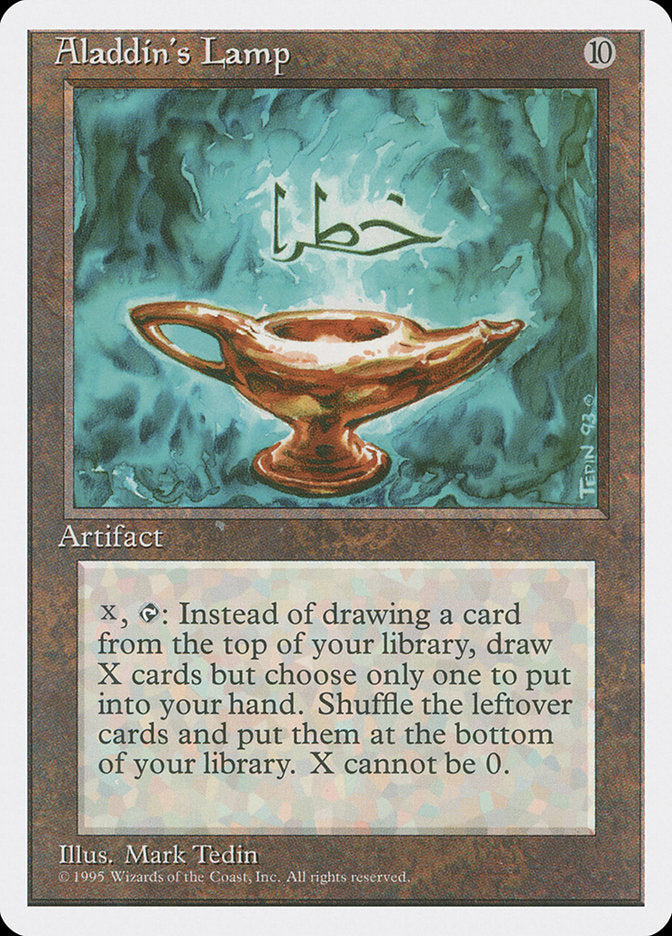 Aladdin's Lamp 291/378 (Fourth Edition) 