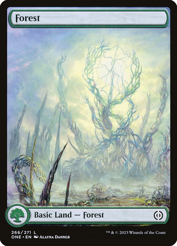 Forest 266 (Phyrexia: All Will Be One)  - Full Art Foil