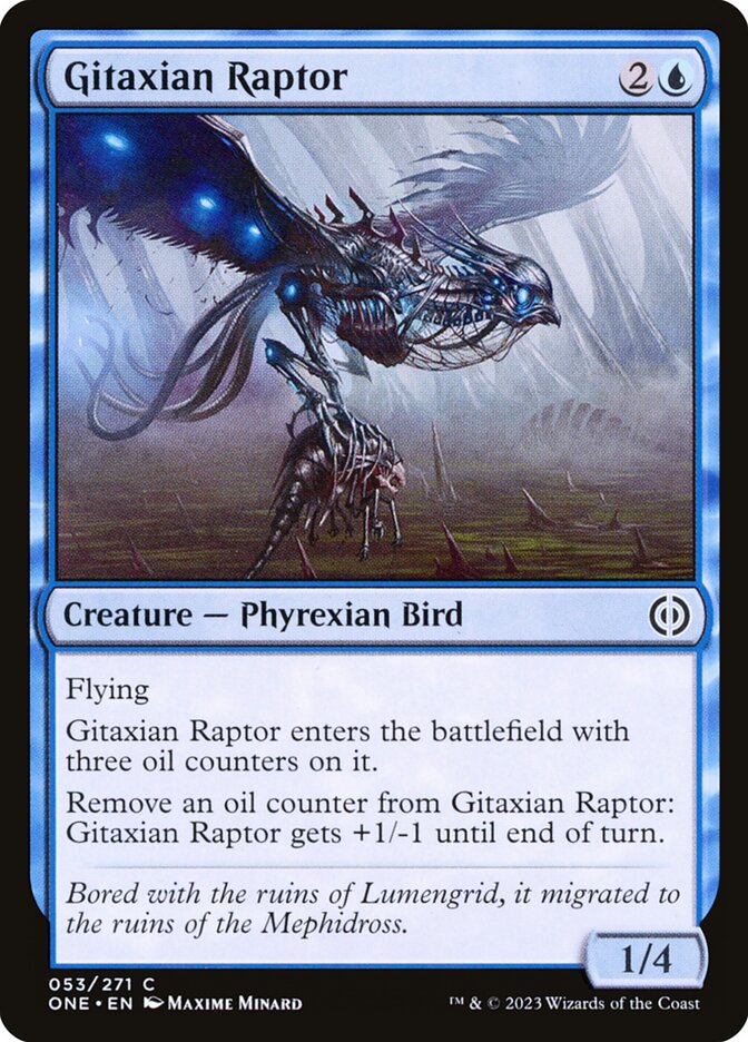 Gitaxian Raptor 53/271 (Phyrexia: All Will Be One)  - Foil