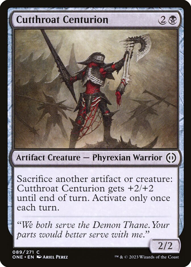 Cutthroat Centurion 89/271 (Phyrexia: All Will Be One)  - Foil