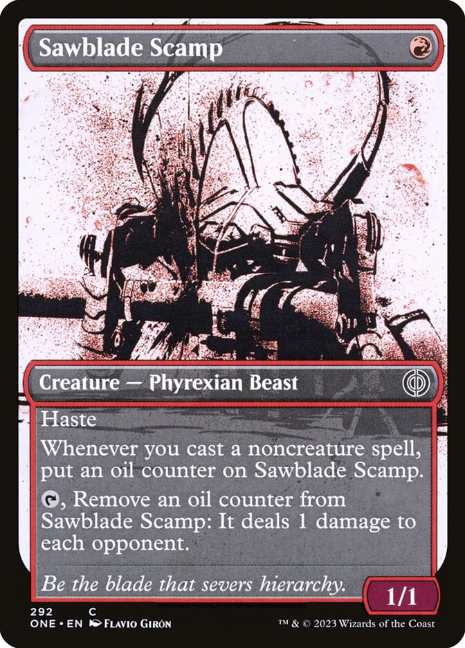 Sawblade Scamp 292/271 (Phyrexia: All Will Be One)  - Showcase