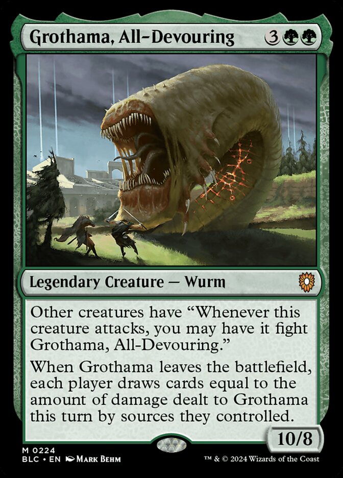 Grothama, All-Devouring 224 (Commander: Bloomburrow) 